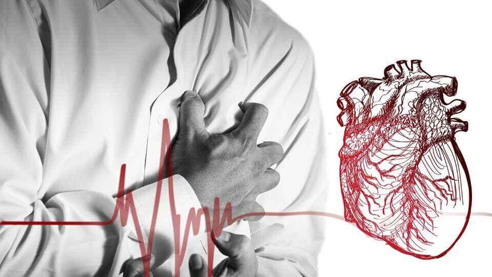 Η εξωσυστολία μπορεί να εμφανιστεί λόγω καρδιακής αρρυθμίας στη θωρακική οστεοχόνδρωση